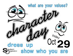 Face Image with Character Day written